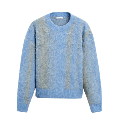 BRUSHED BLUE - KNITTED SWEATER