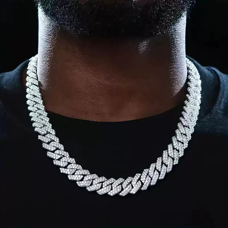 ICED OUT CHAIN - SILBER