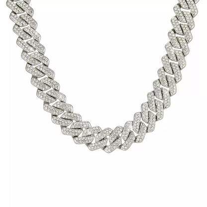 ICED OUT CHAIN - SILBER