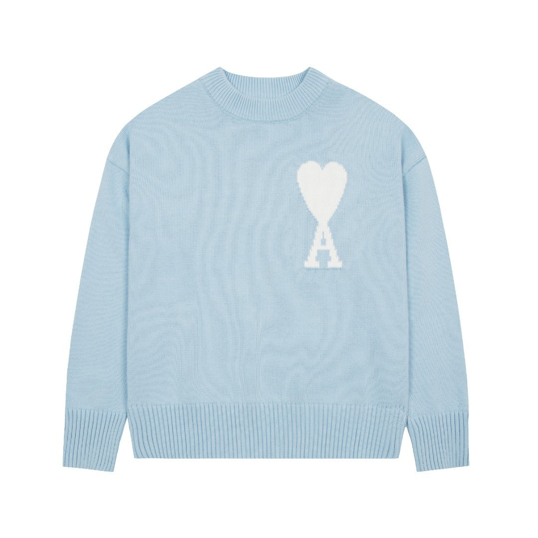 AMI - HEART SWEATER